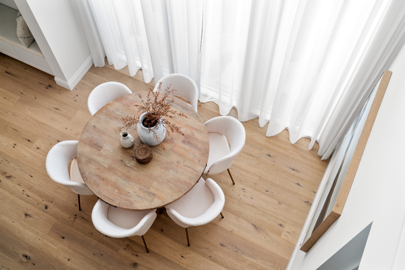 Aerial dining table